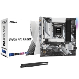 Motherboard ASRock B760M Pro RS WiFi DDR5 LGA1700 Intel 12, 13, 14 Gen. PCIe 5.0 M.2 4xDIMMs