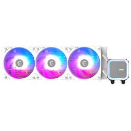 Water Cooling Refrigeracion Lquida MSI MAG CoreLiquid A13 360 White 3x Fanes ARGB Intel y AMD - Blanco