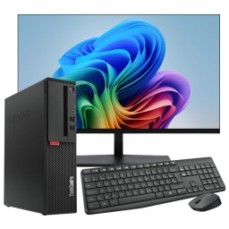 PC Computadora Lenovo ThinkCentre M710s SFF Intel Core i7-6700 32GB DDR4 512GB SSD + Monitor LED 22'' Full HD