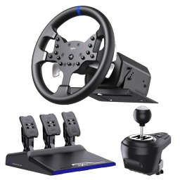 Volante PXN V99 con Pedalera y Palanca de Cambios Doble Motor para PC PS4 Xbox