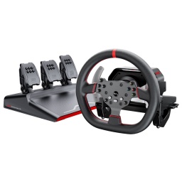 Volante PXN V10 Pro con Pedalera y Shifter ServoMotor Levas dobles para PC y Consolas