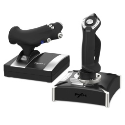 Joystick Simulador de Vuelo PXN 2119 Pro con Vibracion Doble motor Programable