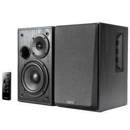 Parlantes 2.0 Edifier R1580MB con Control Remoto y Bluetooth de Madera MDF (Negro) 42W RMS