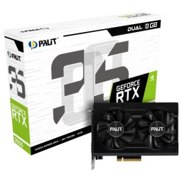 Tarjeta de Video Palit Nvidia GeForce RTX 3050 Dual 8GB GDDR6 PCIe 4.0 128bit HDMI/D-Port/DVI