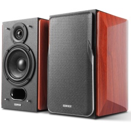 Parlantes Pasivos 2.0 Edifier P17 Madera MDF 20W RMS Bluetooth - Marron