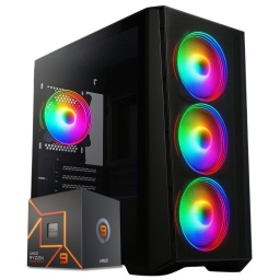 PC Gamer AMD Ryzen 9 7900 12 Nucleos AM5 16GB DDR5 1TB M.2 NVMe AMD Radeon RX 9060 XT 8 GB GDDR6