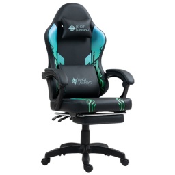 Silla Gamer Shot Gaming D1140-GB Cuero PU Resistente Reforzada Pistn de Alta Resistencia Clase 2 - Negra con Diseos