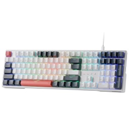 Teclado Gamer Redragon Trundle K668WBO Mecanico RGB
