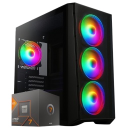 PC Gamer AMD Ryzen 7 8700G 8 Ncleos 64GB DDR5 1TB M.2 NVMe SSD Grficos Radeon 780M 12 Ncleos
