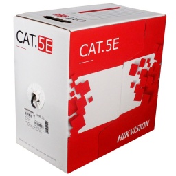 Bobina Cable de Red UTP Hikvision de 305 Metros Exterior CAT5E 100% de Cobre