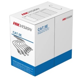 Bobina Cable de Red UTP Hikvision de 305 Metros Interior CAT5E 100% de Cobre