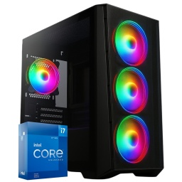 PC Gamer Intel Core i7-12700KF 32GB DDR5 1TB M.2 NVMe AMD Radeon RX 9060 XT 16GB GDDR6