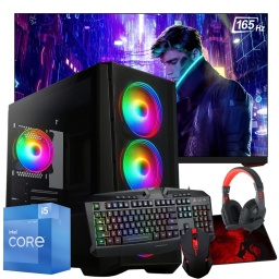 PC Gamer Intel Core i5-12400F 32GB DDR5 1TB NVIDIA GeForce RTX 5050 8GB + Monitor Gaming 24'' Full HD 165Hz