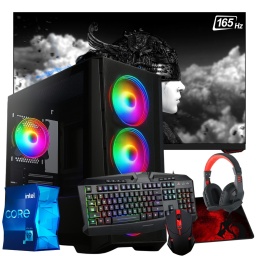 PC Gamer Intel Core i9-11900F 32GB 1TB NVMe NVIDIA GeForce RTX 5060 8GB + Monitor Gaming 27'' Full HD 165Hz