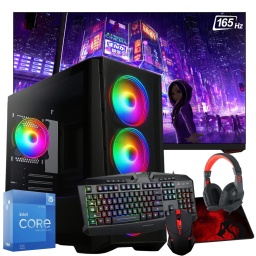 PC Gamer Intel Core i5-12600KF 16GB DDR5 1TB NVMe GeForce RTX 5050 8GB + Monitor Gaming 24'' Full HD 165Hz