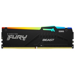 Memoria RAM DDR5 16GB 5600Mhz Kingston Fury Beast Negra KF556C40BBA-16 con Disipador RGB