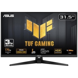 Monitor LED VA Asus TUF Gaming VG32AQA1A-J 32'' 2K QHD 1440p 170Hz 1ms HDR FreeSync Premium HDMI / DisplayPort