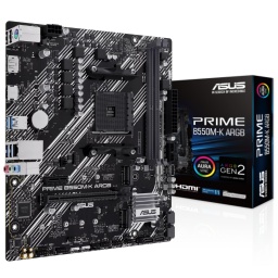 Motherboard Asus Prime B550M-K ARGB DDR4 Socket AM4 AMD M.2 Aura Sync PCIe 4.0 HDMI DisplayPort