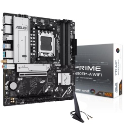 Motherboard Asus Prime B650EM-A WiFi DDR5 Socket AM5 AMD 3x M.2 Aura Sync PCIe 5.0 USB-C HDMI 2x DisplayPort