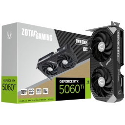 Tarjeta de Video Zotac Nvidia GeForce RTX 5060 Ti 16GB GDDR7 Twin Edge OC 128-bits PCIe 5.0