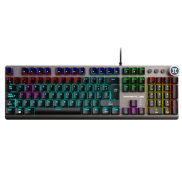Teclado Gamer Mecanico Primus Ballista 91T PKS-093S Retroiluminado Switch Red Anti-Ghosting