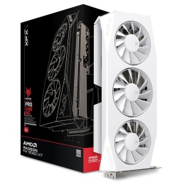Tarjeta de Video XFX Mercury AMD Radeon RX 9060 XT 16GB GDDR6 128bit Pcie 5.0 OC Gaming Pro White Edition