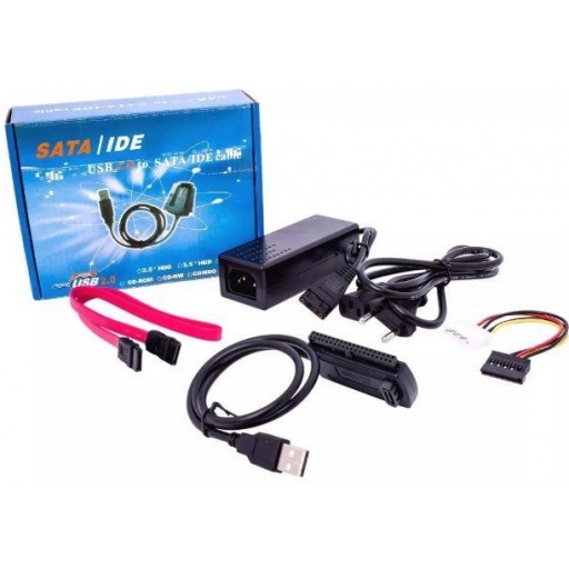 Adaptador Conversor de SATA / IDE 2.5'' / 3.5'' a USB