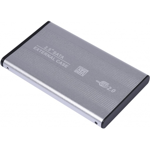 Gabinete Carcasa Xtreme 25EA de Aluminio para Disco Duro 2.5'' USB 2.0 a Sata