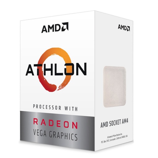 Micro Procesador CPU AMD Athlon 3000g Socket AM4 3.5GHz Radeon Vega 3 Graphics