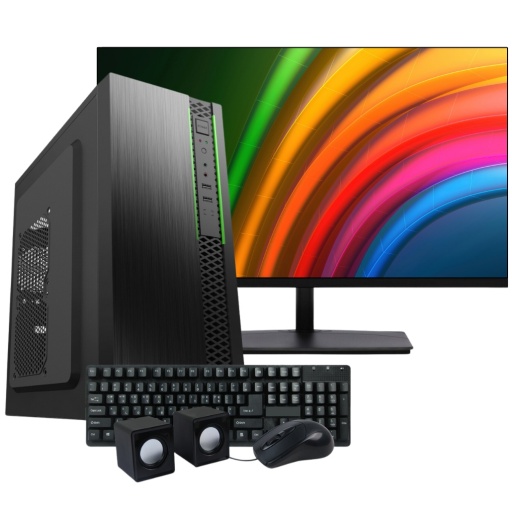 Pc Computadora Intel Core i3-4130 16GB 240GB SSD WiFi con Monitor Full HD LED 27''