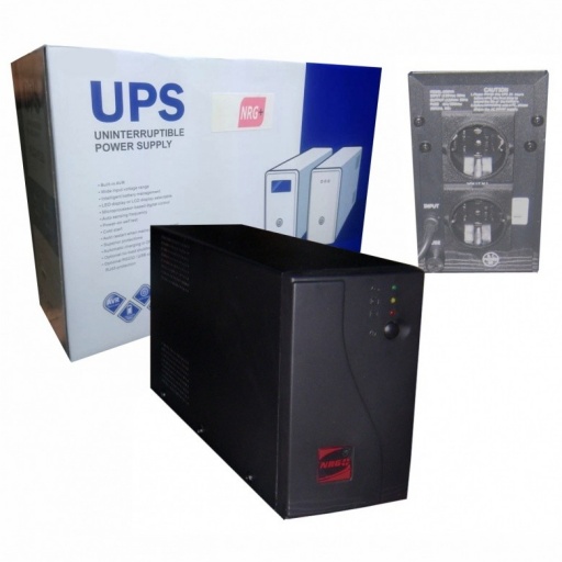 UPS Regulador/Protector de Voltaje NRG+ E285 850VA 510W 220v Sistema AVR Corte automtico