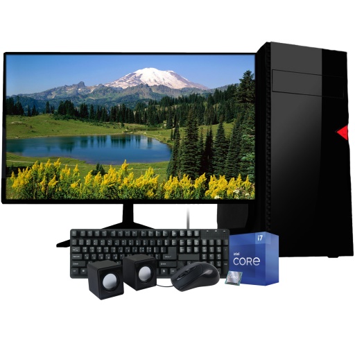 Pc Computadora Completa Core i7-6700 Sexta Generacin 8GB DDR4 240GB SSD WiFi + Monitor LED 19''