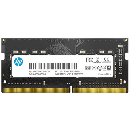 Memoria RAM HP S1 SODIMM 8GB DDR4 3200MHz PC4-21300 CL22 1.2V 2E2M5AA#ABB