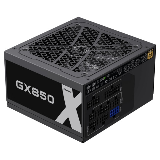 Fuente Gamemax GX-850 Modular 850W 80 Plus Gold con Ventilador inteligente 12cm - Negro