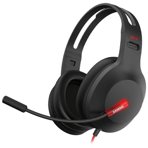 Auriculares Ergonomico Edifier G1 Led Cableado USB Negro