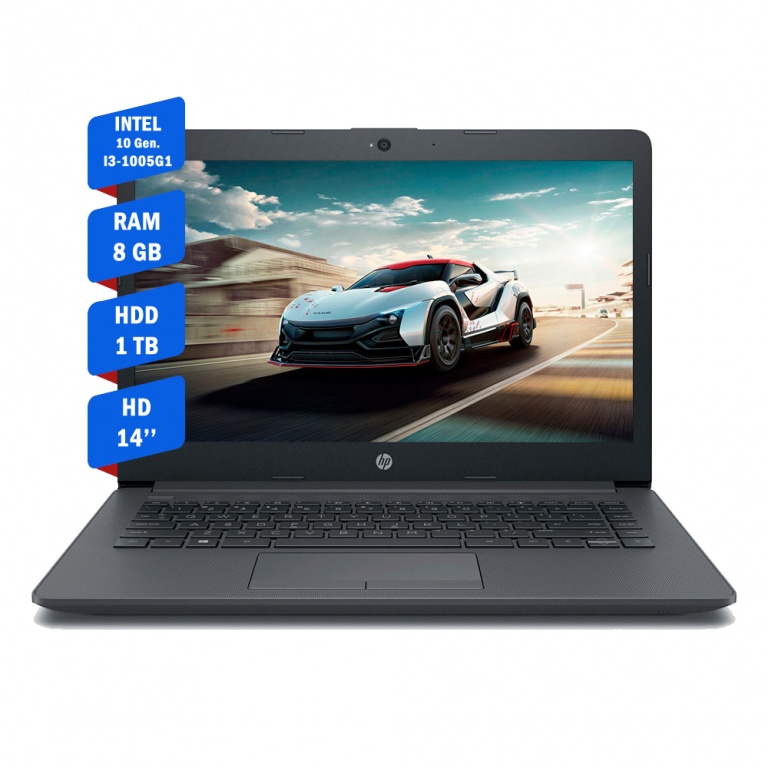 Notebook HP 240 G7 i3-1005G1 (Décima Generación) 8GB 1TB 14'' Español Nueva Garantía Oficial Windows 10