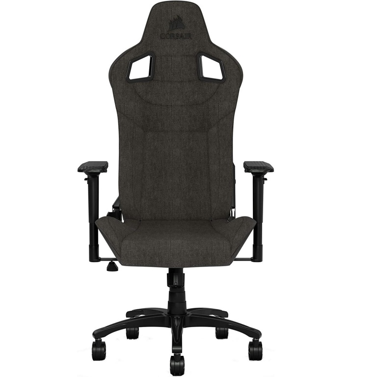 Silla Gamer Profesional Corsair T3 Rush Confortable y duradera - Charcoal