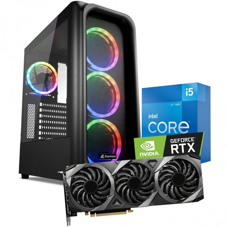 PC Gamer Intel Core i5-12400F 16GB DDR4 1TB SSD M.2 NVMe Video NVIDIA GeForce RTX 4060 8GB GDDR6