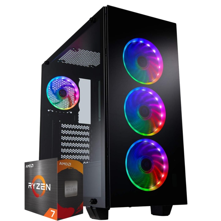 PC Gamer AMD Ryzen 7 5700G Octa-Core 16GB DDR4 480GB SSD Grficos Radeon Vega 8 2100MHz