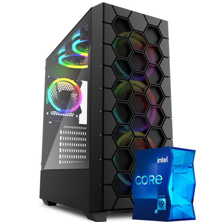 PC Computadora Gamer Intel Core i9-11900F 32GB DDR4 1TB SSD M.2 NVMe Nvidia GeForce RTX 3060 12GB GDDR6