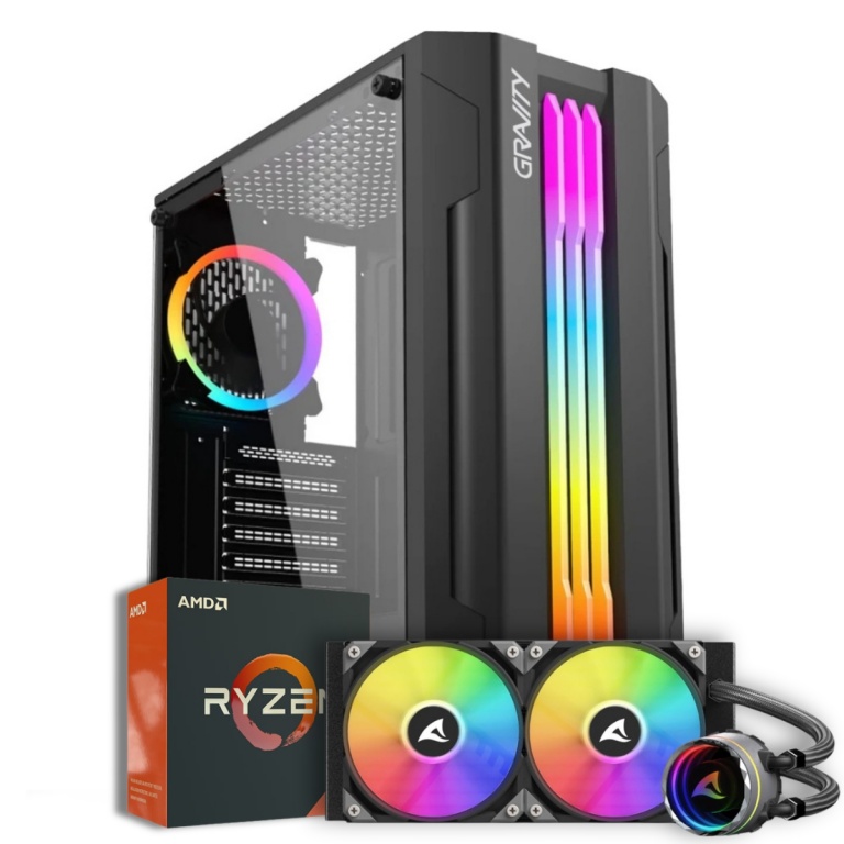 PC Gamer AMD Ryzen 7 5700G 16GB DDR4 1TB SSD M.2 NVMe Radeon Vega 8 Refrigeracin Lquida 240MM