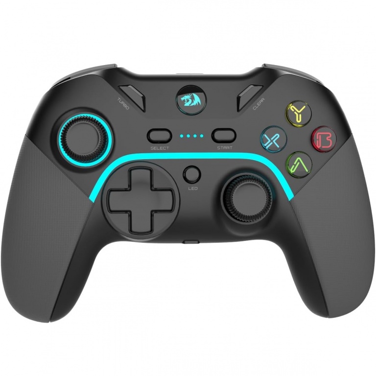 Joystick Control Gamer Inalambrico Redragon Harrow Pro G808 para PC y PlayStation PS3 - Negro