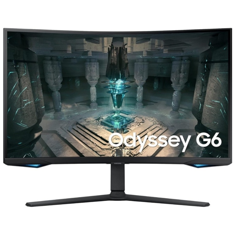 Monitor Curvo Gaming LED VA Samsung Odyssey G6 27'' QHD 240Hz LS27BG650ELXZS 1000R FreeSync Premium Pro Smart