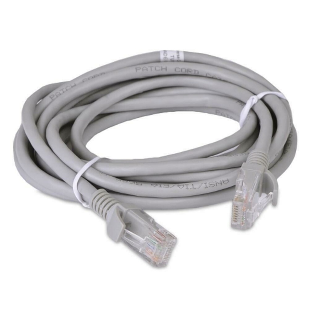 Cable de Red Patchcord Oditox Cat5 3 Metros Armado Gris Conectividad y  Redes Cables de Red