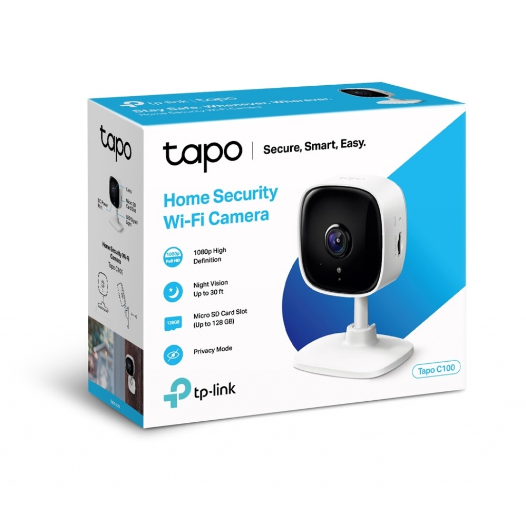TP-Link Tapo C500, Cámara de Seguridad Wi-Fi para Exteriores, 360° FHD  1080P con Visión Nocturna, Audio Bidireccional. Cloud Video Recording +  Tapo