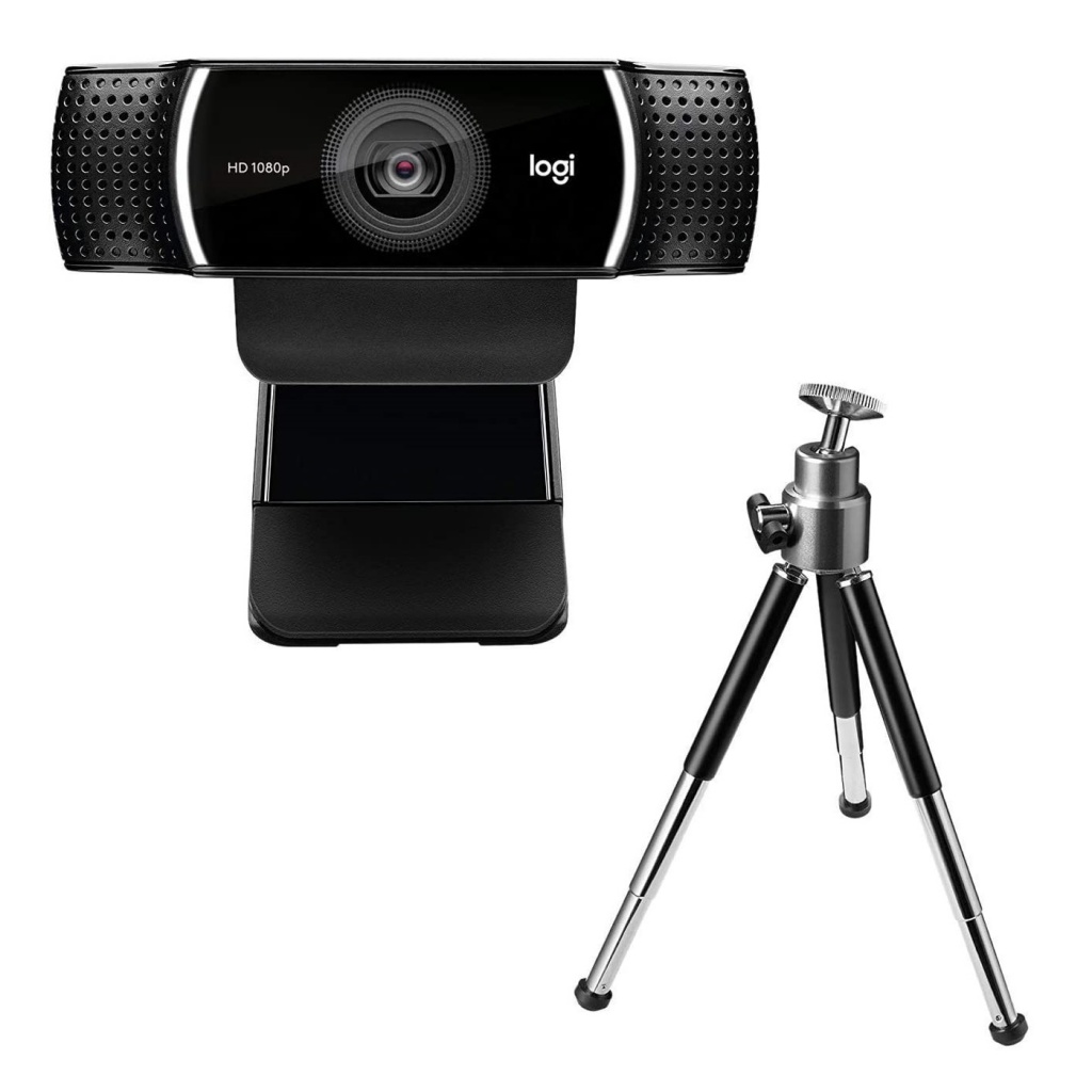 Camara Web Logitech C922 Pro Full HD 1080p con Microfono + Tripode