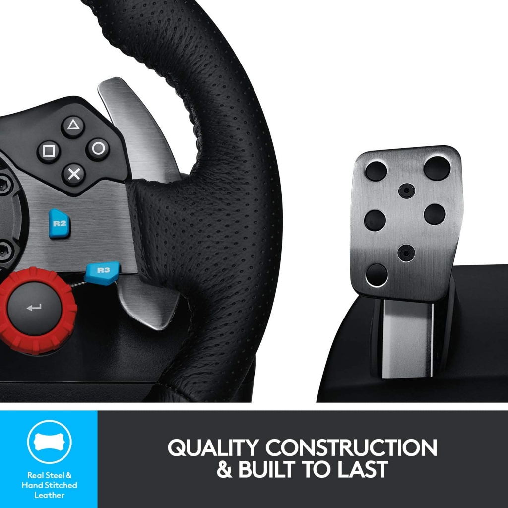 Aumenta la emoción de tus juegos de PS3 con Logitech G29 ¡Compatible con  una amplia selección de títulos!