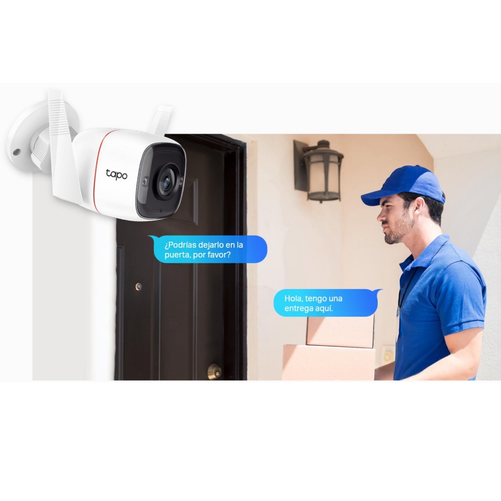 Cámara de Seguridad Wi Fi Exterior Tp Link Tapo C500 Giratoria 360