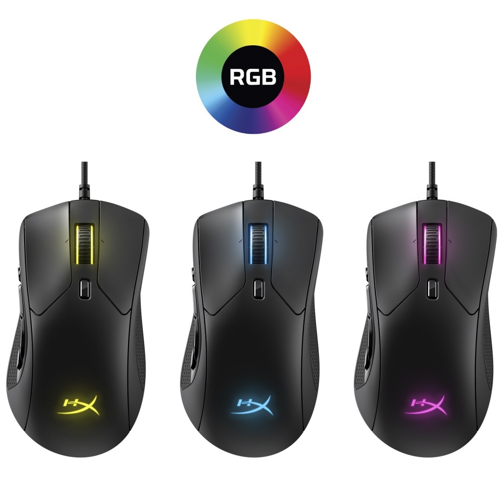 Mouse Gamer HyperX Pulsefire Raid Ergonómico RGB 11 Botones