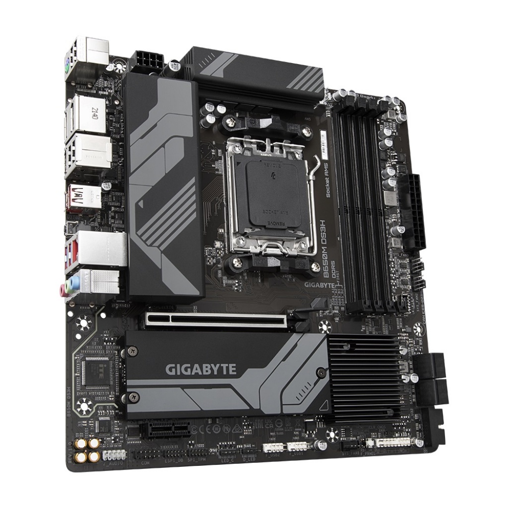 Motherboard Gigabyte B650M DS3H Socket AM5 (Para AMD 7000Series) DDR5 4X Dimm Componentes Motherboa